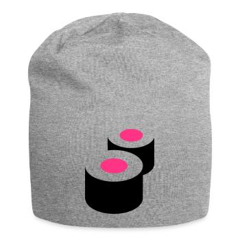 Sushi - Jersey-Beanie - Grau meliert - Vorne