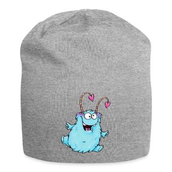 cuddly monster - Jersey-Beanie - Grau meliert - Vorne