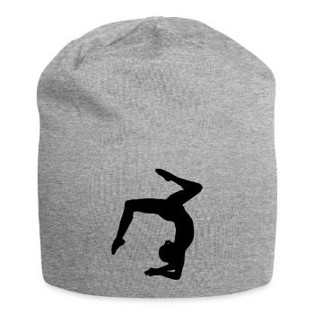 Turnerin Bodenturnen Kunstturnen - Jersey-Beanie - Grau meliert - Vorne