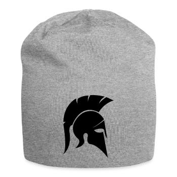 sparta_helm_001 - Bonnet en jersey - gris chiné - Devant