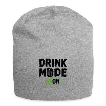 Drink Mode On - Jersey Beanie - heather grey - Front