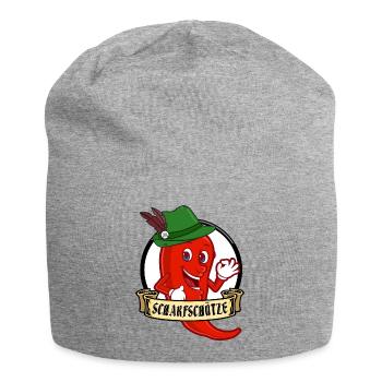 Schützenfest - Schützenverein - Scharfschütze - Jersey-Beanie - Grau meliert - Vorne
