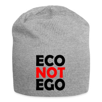 Eco not ego - Bonnet en jersey - gris chiné - Devant