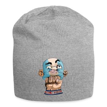 Poing Paris - Bonnet en jersey - gris chiné - Devant