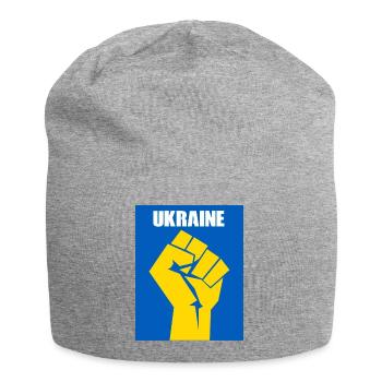 Ukraine - Bonnet en jersey - gris chiné - Devant
