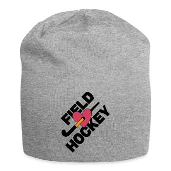 feldhockey hockey fieldhockey hockey-love - Jersey Beanie - heather grey - Front