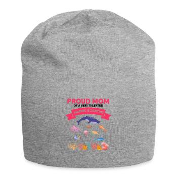 Fière Maman Biologiste Marine Biologie Marine Mer - Bonnet en jersey - gris chiné - Devant