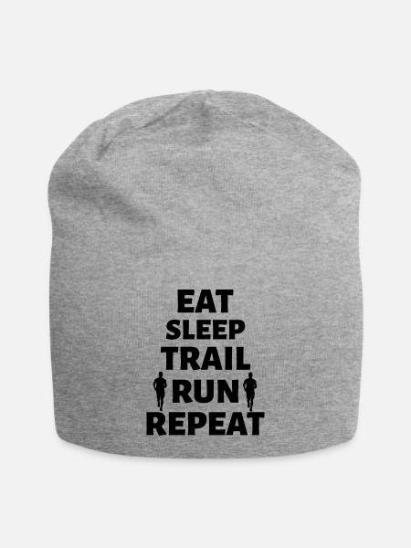 Marathon Running - Jersey-Beanie - Grau meliert