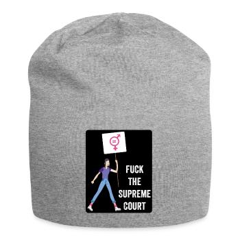 Roe V Wade Droits des femmes Pro choix - Bonnet en jersey - gris chiné - Devant