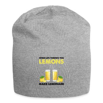 Limonade Limonade Limonade Limonade Stand Design - Bonnet en jersey - gris chiné - Devant