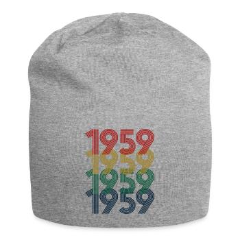 1959 65e anniversaire hommes femmes 65 ans Vintage - Bonnet en jersey - gris chiné - Devant