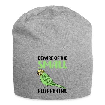 Wellensittich - Jersey-Beanie - Grau meliert - Vorne
