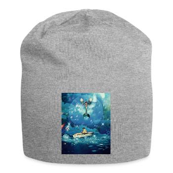 Magic Ocean - Jersey Beanie - heather grey - Front