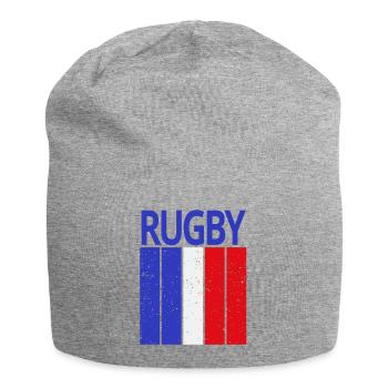 rugby, rugby fan, rugby player - Jersey Beanie - heather grey - Front