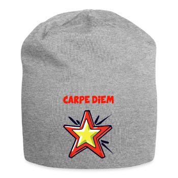 CARPE DIEM - Bonnet en jersey - gris chiné - Devant