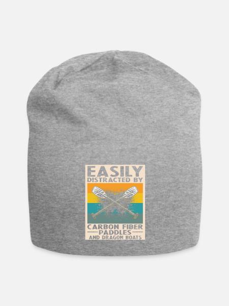 Drachenboot Trainer und Drachenboot - Jersey-Beanie - Grau meliert