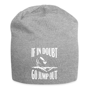 Welle Sprung Surf Shirt Design - Jersey-Beanie - Grau meliert - Vorne