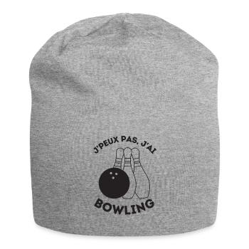 Bowling - Bonnet en jersey - gris chiné - Devant