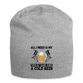 Car painter offer for coachbuilders - Jersey Beanie - heather grey - Front