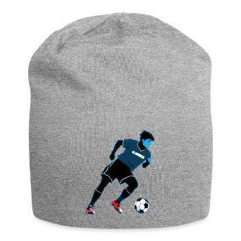 fussball - Jersey-Beanie - Grau meliert - Vorne