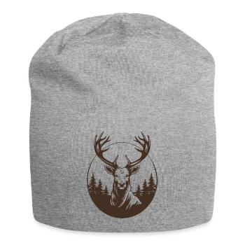 Ready for the hunting season Deer hunting for hunters - Jersey Beanie - heather grey - Front
