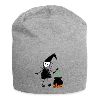 Potion de sorcière - Bonnet en jersey - gris chiné - Devant