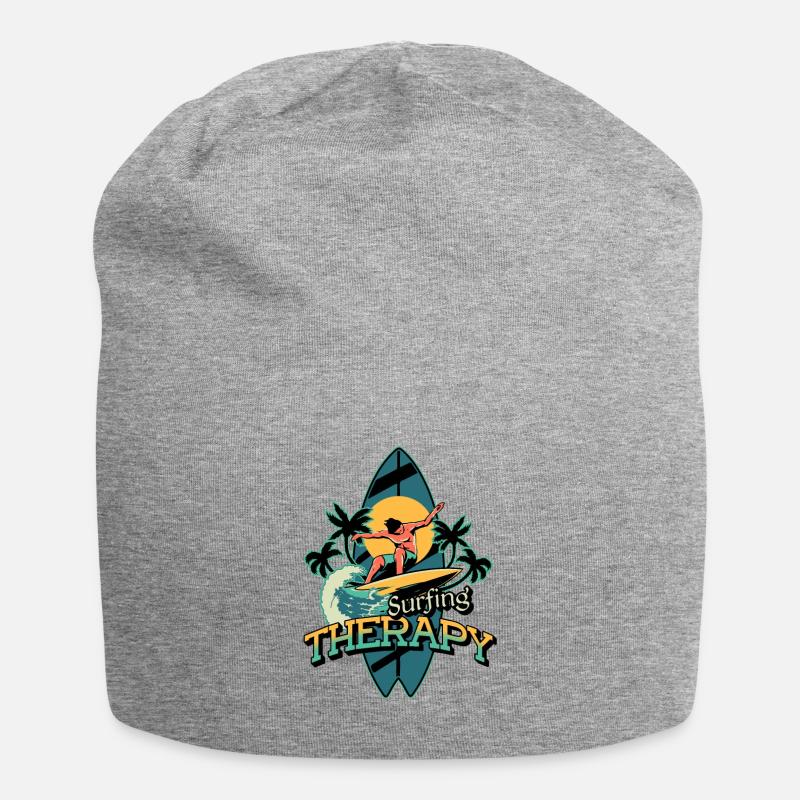 Wave therapy surf - Bonnet en jersey - gris chiné