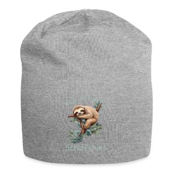 Mon Maillot de Nuit Paresseux Officiel - Bonnet en jersey - gris chiné - Devant