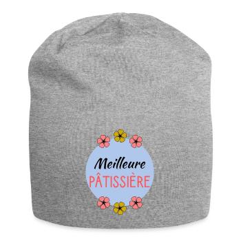 OMA. OMA - Jersey-Beanie - Grau meliert - Vorne