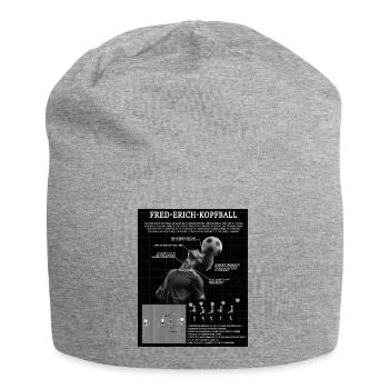 Fred-Erich-Kopfball - Jersey-Beanie - Grau meliert - Vorne