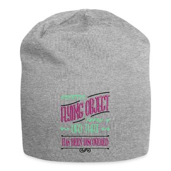 alien i don't speak human anal sample alien ufo - Jersey Beanie - heather grey - Front