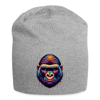 Gorilla - Jersey-Beanie - Grau meliert - Vorne