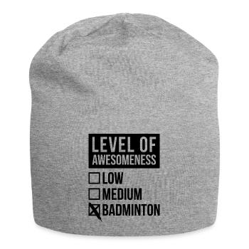 Badminton Badminton Badminton - Jersey Beanie - heather grey - Front