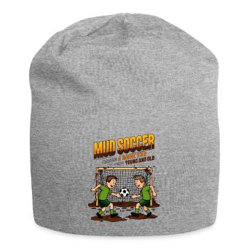 Mud football - Jersey Beanie - heather grey - Front