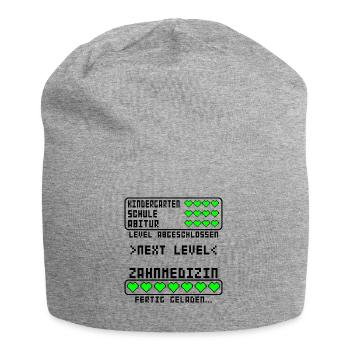 Zahnmedizin Zahnarzt Examen Studium bestanden - Jersey-Beanie - Grau meliert - Vorne