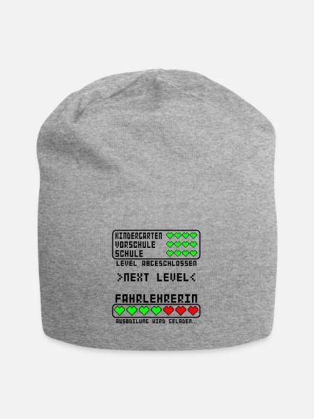 Fahrlehrerin Ausbildung Beginn für Baby Mädchen - Jersey-Beanie - Grau meliert