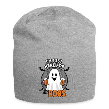 Funny Beer Ghost - Jersey Beanie - heather grey - Front