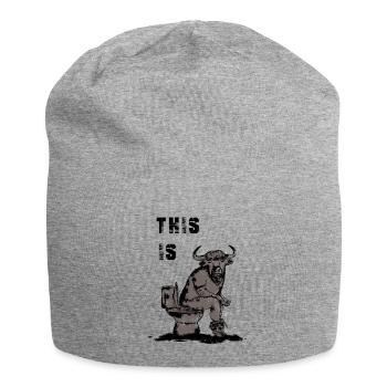 This is bullshit - Jersey Beanie - heather grey - Front