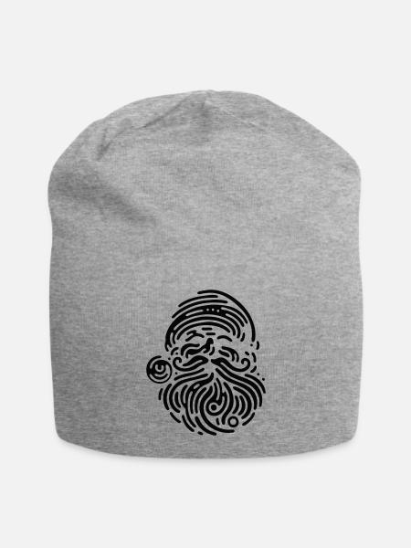 Santa - Jersey-Beanie - Grau meliert