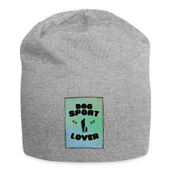 Dogsport Lover turquoise - Bonnet en jersey - gris chiné - Devant