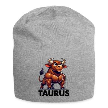 stier comic - Jersey-Beanie - Grau meliert - Vorne