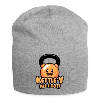 Bouilloire-Y Tout ce que j’ai - Bonnet en jersey - gris chiné - Devant