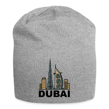 Horizon de Dubaï - Bonnet en jersey - gris chiné - Devant