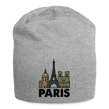 Horizon de Paris - Bonnet en jersey - gris chiné - Devant