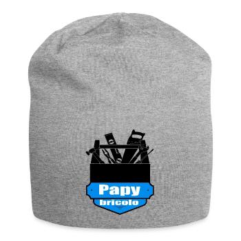 Grandpa DIY - Jersey Beanie - heather grey - Front