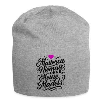Mallorca Mädels Urlaub Team - Jersey-Beanie - Grau meliert - Vorne