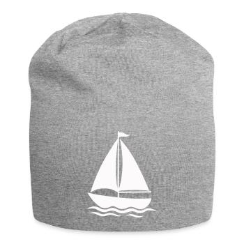 segelschiff - Jersey-Beanie - Grau meliert - Vorne