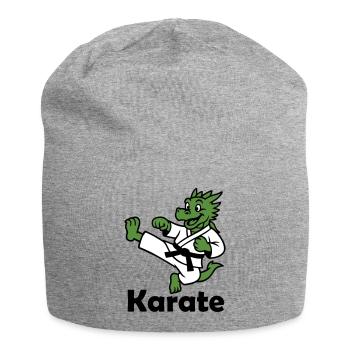 Karate Dragon - Jersey Beanie - heather grey - Front