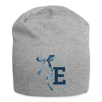 Monogram and gift idea - Jersey Beanie - heather grey - Front
