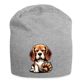 Beagle Propriétaire de Beagle Propriétaire de Beagle chien beagle - Bonnet en jersey - gris chiné - Devant